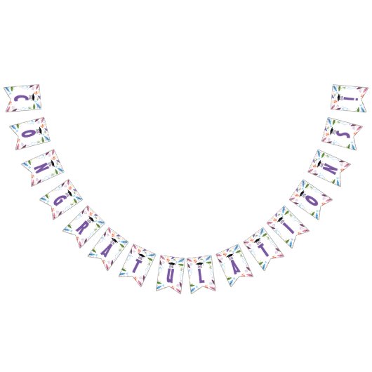 Doodle Kindergarten Abschluss Bunting Banner (Alle)