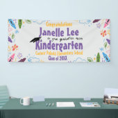 Doodle Kindergarten Graduierungsparty Banner (Messe)