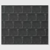 doodle Kunst mit gesegneter Tafel Geschenkpapier (Flach)