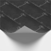 doodle Kunst mit gesegneter Tafel Geschenkpapier (Ecke)