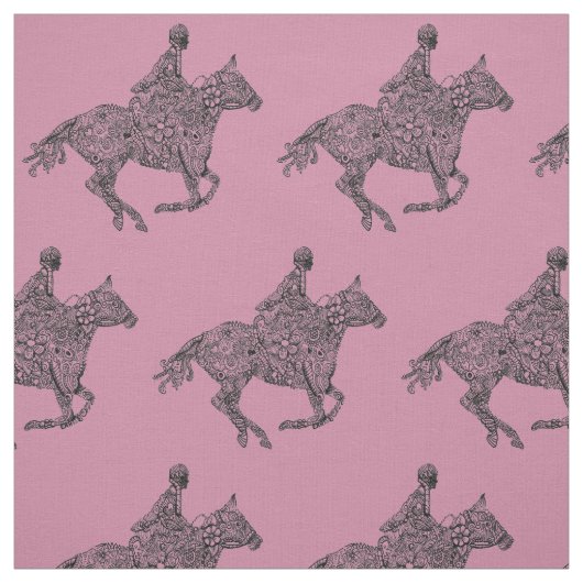 Doodle-Kunstreiter Stoff (Muster)