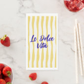 Doodle La Dolce Vita Sommergruß Serviette (Beispiel)
