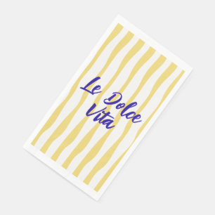 Doodle La Dolce Vita Sommergruß  Serviette
