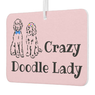 Doodle Lady Car Air Freshener Autolufterfrischer