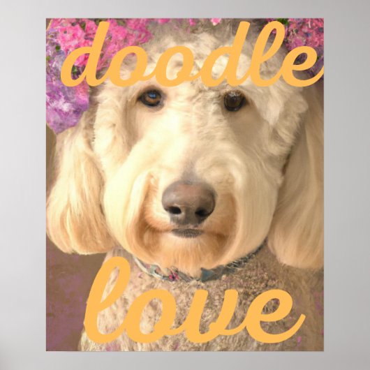 Doodle Liebe Poster (Vorne)