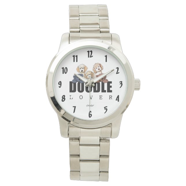 DOODLE LOVER Watch Armbanduhr (Vorderseite)