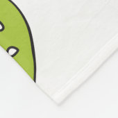 Doodle macht Muster, nahtloses Design. Fleecedecke (Ecke)