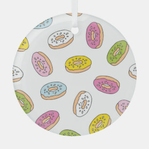 Doodle macht Muster, nahtloses Design. Ornament Aus Glas
