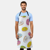 Doodle macht Muster, nahtloses Design. Schürze (Getragen)