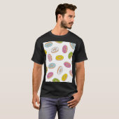 Doodle macht Muster, nahtloses Design. T-Shirt (Vorne ganz)