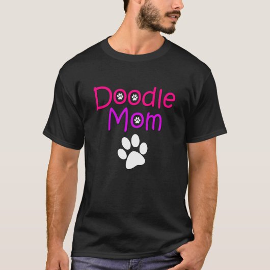 Doodle Mama Aussiedoodle Sheepadoodle Bernedoodle T-Shirt (Vorderseite)