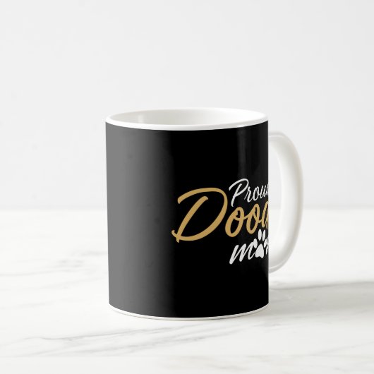 Doodle Mama Aussiedoodle Sheepadoodle Cavapoo Dog Kaffeetasse (VorderseiteRechts)