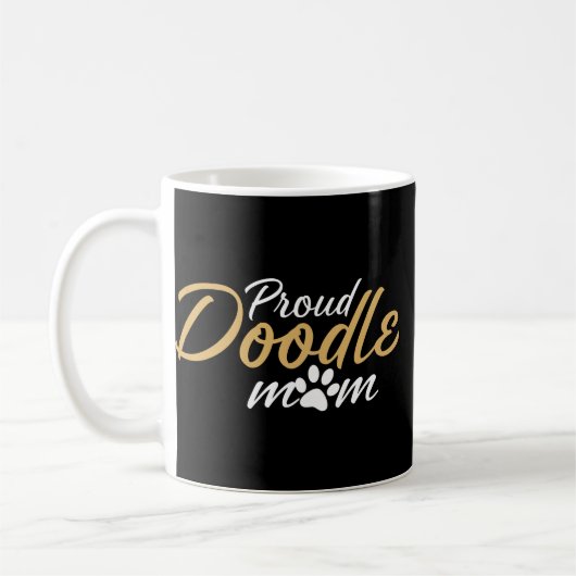 Doodle Mama Aussiedoodle Sheepadoodle Cavapoo Dog Kaffeetasse (Links)