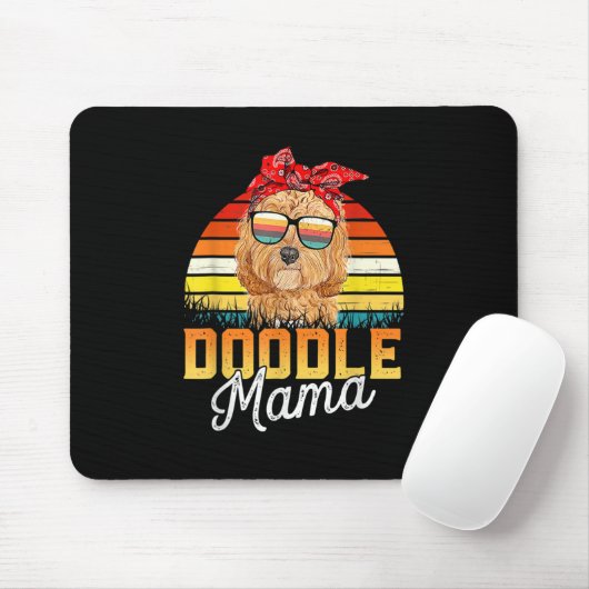 Doodle Mama Best Goldendoodle Mama Ever Mother's D Mousepad (Mit Mouse)