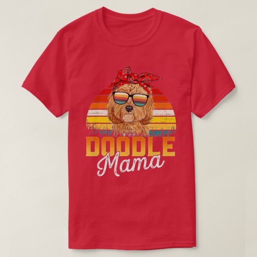 Doodle Mama Best Goldendoodle Mama Ever Mother's D T-Shirt (Design vorne)