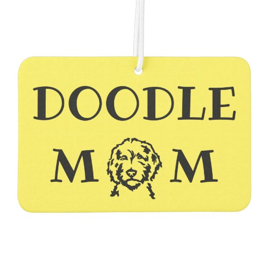 Doodle Mama Car Air Freshener Autolufterfrischer (Rückseite)
