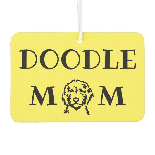 Doodle Mama Car Air Freshener Autolufterfrischer (Vorderseite)