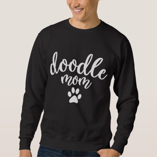 Doodle Mama Dog Paw - Goldendoodle-Geschenk Sweatshirt (Vorderseite)