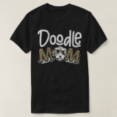 Doodle Mama Leopard Goldendoodle Mutter Da T-Shirt (Design vorne)