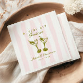 Doodle Martini Festive Funky Christmas Party Serviette