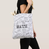 Doodle Math Art Coloring Schoo Tasche (Von Nahem)