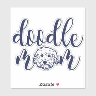 Doodle Mom - Doodle dog Mom Geschenk Aufkleber
