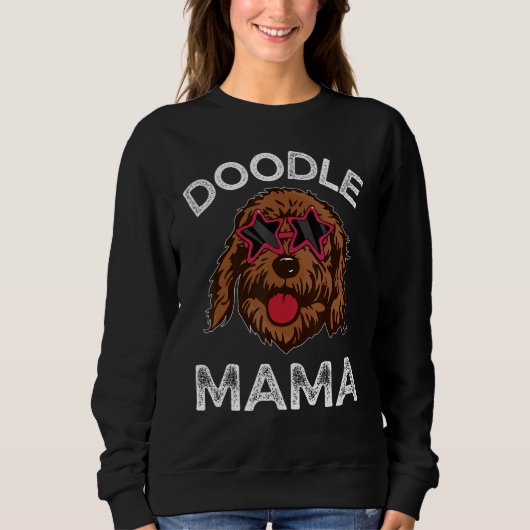 Doodle Mom Labradoodle Dog  For Mother s Day Sweatshirt (Vorderseite)