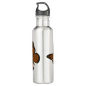 Doodle Monarch Water Flasche Trinkflasche (Rückseite)