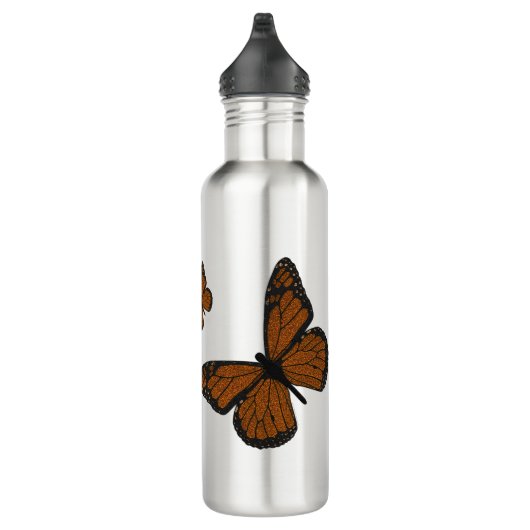 Doodle Monarch Water Flasche Trinkflasche (Rechts)
