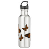 Doodle Monarch Water Flasche Trinkflasche (Vorderseite)