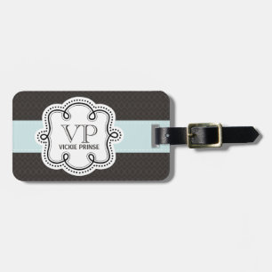 Doodle Monogram Gepäckanhänger