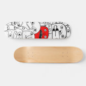 Doodle Monsters Skateboard (Horizontal)
