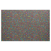 Doodle (Multi on Black) Stoff (Fat Quarter (45,7 x 55,9 cm))