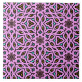 Doodle-Muster 10 Keramik Fliese (Vorderseite)