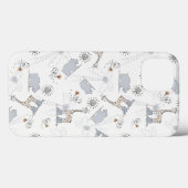 Doodle-Muster 2 Case-Mate iPhone Hülle (Rückseite (Horizontal))