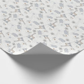 Doodle-Muster 2 Geschenkpapier (Ecke)