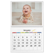 Doodle Niedlich & Friendly Baby Wall Calendar 2024 Kalender (Jan 2027)