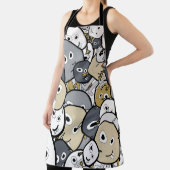 Doodle-Niedliche Monster Schürze (InSitu)