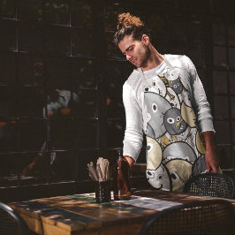 Doodle-Niedliche Monster Schürze