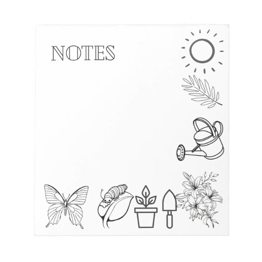 Doodle Notepad Notizblock (Vorderseite)