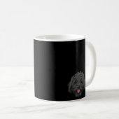 Doodle Oma Black Goldendoodle Kaffeetasse (VorderseiteRechts)