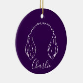 Doodle Ornament (Paw Prints) (Rechts)