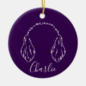 Doodle Ornament (Paw Prints) (Vorne)