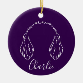 Doodle Ornament (Paw Prints)