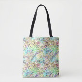 Doodle-Ornamente Tasche (Vorderseite)