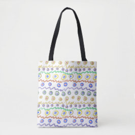 Doodle-Ornamente Tasche