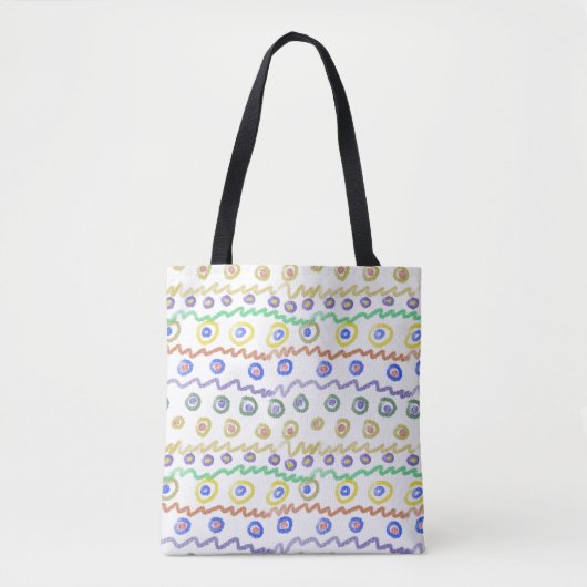 Doodle-Ornamente Tasche (Vorderseite)