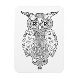 Doodle Owl Magnet