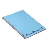 Doodle Pad Blue Notizblock (Rechte Seite)