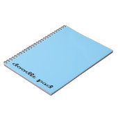 Doodle Pad Blue Notizblock (Linke Seite)